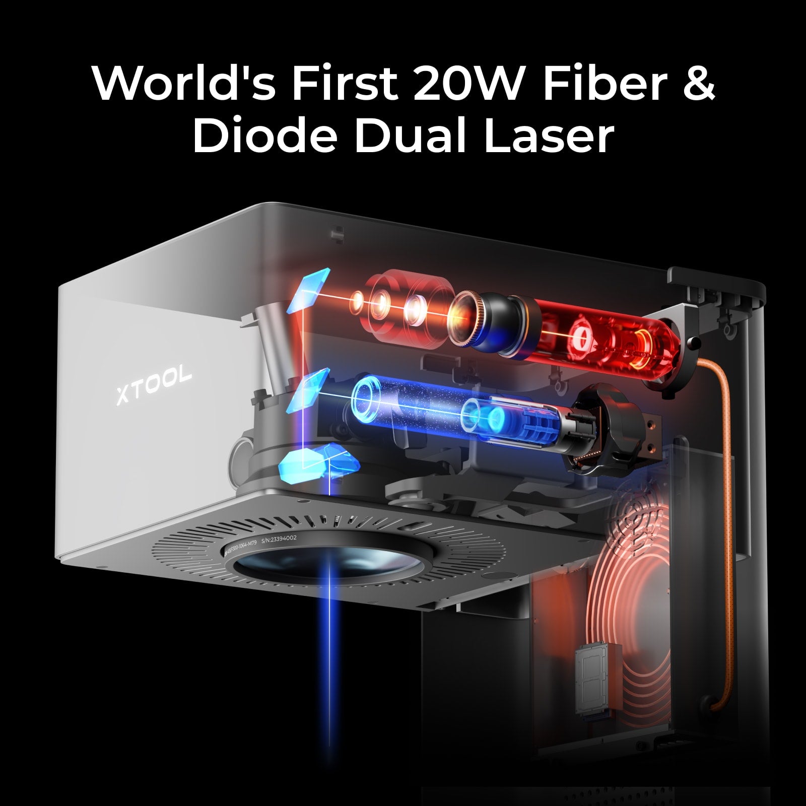 xTool F1 Ultra 20W Fiber & Diode Dual Laser Engraver
