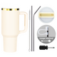 40oz Stainless Steel Tumbler with Removable Handle