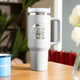 40oz Stainless Steel Tumbler with Removable Handle