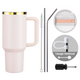 40oz Stainless Steel Tumbler with Removable Handle