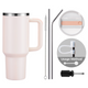 40oz Stainless Steel Tumbler with Removable Handle