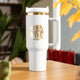40oz Stainless Steel Tumbler with Removable Handle