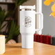 40oz Stainless Steel Tumbler with Removable Handle