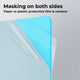 blue glitter glossy translucent acrylic sheet for laser cutting and diy crafts