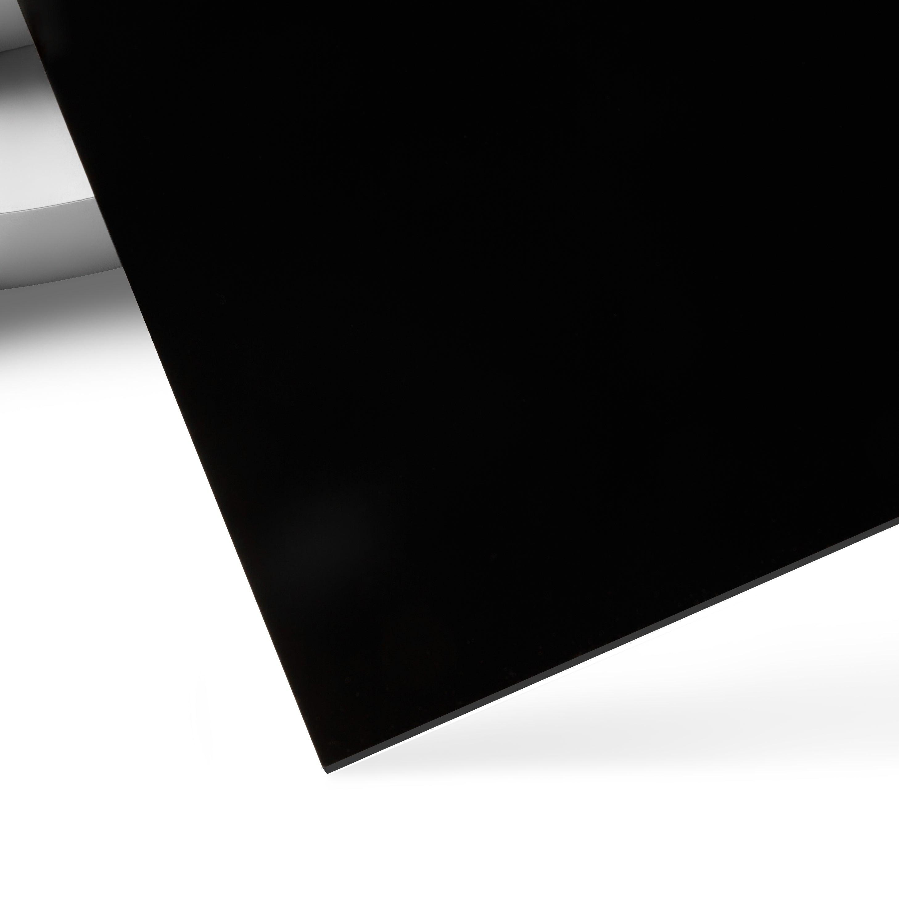 1/8'' Black Opaque Glossy Acrylic Sheet (3pcs)