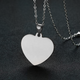 Stainless Steel Heart Tag (10pcs)