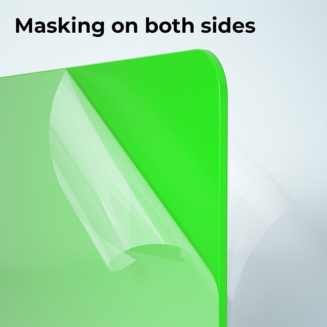 1/8'' Grass Green Opaque Glossy Acrylic Sheet (3pcs)