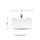Silver Bone Dog Tag (10pcs)